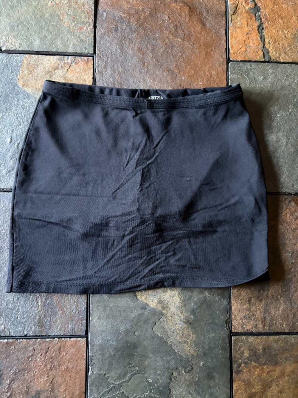 Aritzia black Original Contour Request micro tube skort size XS